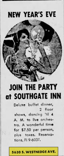 Southgate Motel - Dec 20 1962 Article